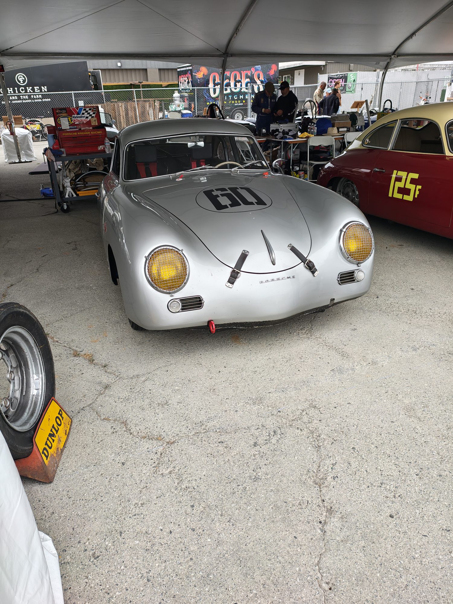 Three 356s: Porsche's First Car in the Laguna Seca Paddock