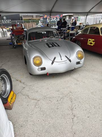 Three 356s: Porsche's First Car in the Laguna Seca Paddock