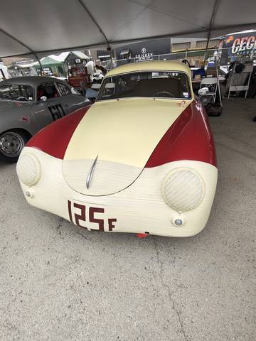 Three 356s: Porsche's First Car in the Laguna Seca Paddock