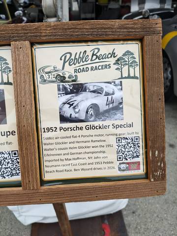 Porsche Plaque