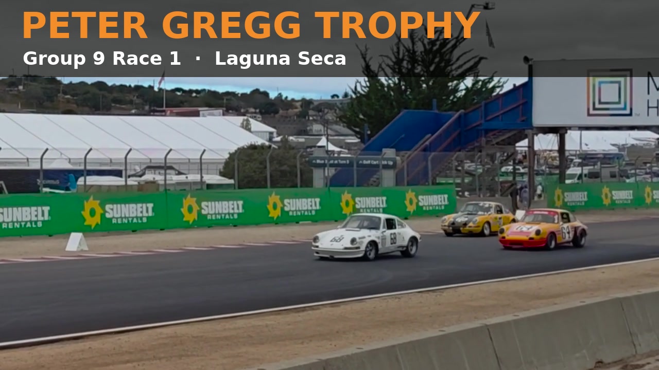 Group 9 Race 1: The Peter Gregg Trophy at Laguna Seca